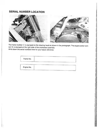 2005-2007 Suzuki RMZ450 service manual Preview image 2