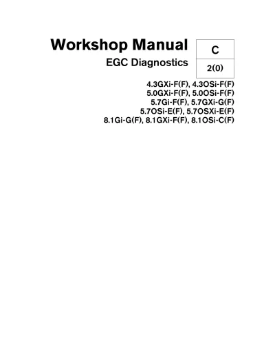 Preview: Volvo Penta 4.3L, 4.3GL, 4.3GXi, 4.3OSi Engine Workshop Manual (P/N *P/N 3851228, P/N 3862357, P/N 3855354)