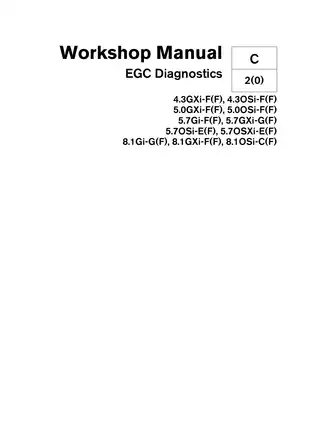 Volvo Penta 4.3L, 4.3GL, 4.3GXI, 4.3OSI engine workshop manual Preview image 1