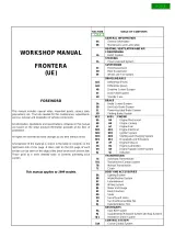 1999–2001 Isuzu Holden Opel Frontera Factory Workshop Manual (PN RV99_02–01.E) – preview page 3