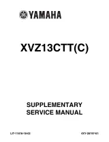 1996–2012 Yamaha XVZ13CTT(C) / XVZ 1300 Royal Star Venture Supplementary Service Manual (P/N  LIT-11616-12-60) – preview page 1