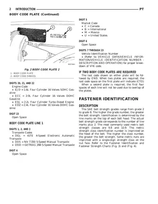 2002 Chrysler PT Cruiser service manual Preview image 3