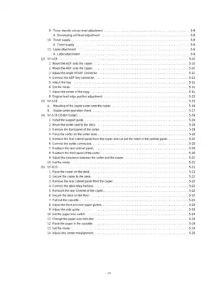 Sharp SF-2040 Service Manual - Comprehensive Guide for Technicians Preview image 4