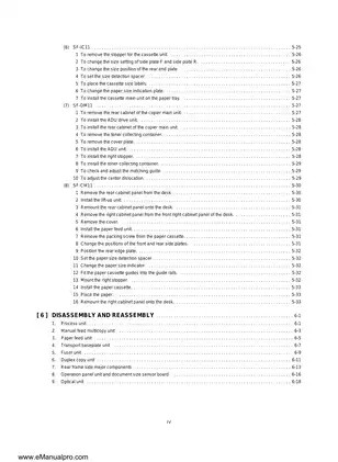 Sharp SF 2040/SF -D23/SF-DM11 copier service manual Preview image 5