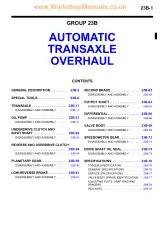 2000–2002 Mitsubishi Eclipse / Eclipse Spider Service Manual – preview page 5