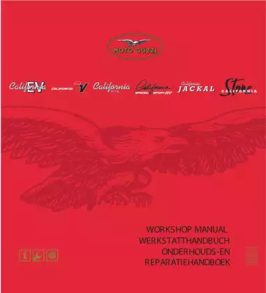 1997-2001 Moto Guzzi California EV Special Sport Jacal Stone workshop manual