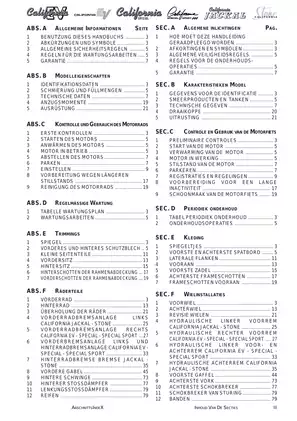 1997-2001 Moto Guzzi California EV Special Sport Jacal Stone workshop manual Preview image 5
