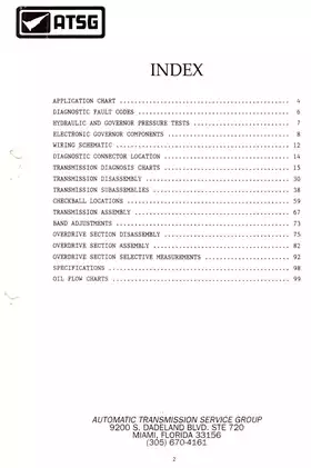Chrysler 42RE Transmission Service and Repair Manual Preview image 3