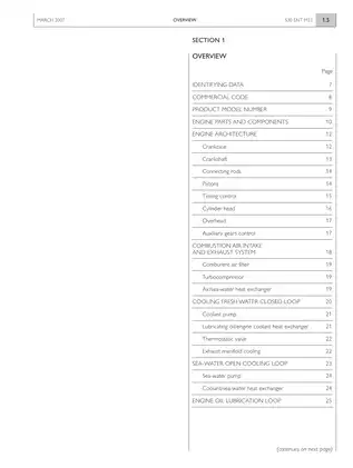 IVECO S30 ENT M23 Engine Technical Manual - 2007 Edition Preview image 5