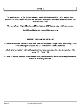 E-Z-GO Utility Vehicle Service Parts Manual (2008 Models) Preview image 4