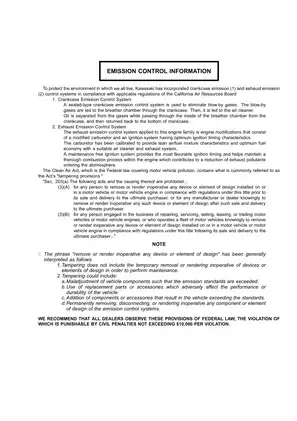 Kawasaki Prairie 650 KVF 650 Service Manual - Comprehensive Guide for Maintenance and Repair Preview image 4