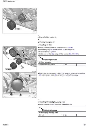 BMW Motorbike Oil Change Manual - Comprehensive Guide to Engine Maintenance Preview image 2