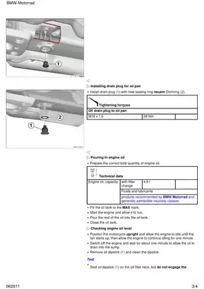 BMW Motorbike Oil Change Manual - Comprehensive Guide to Engine Maintenance Preview image 3