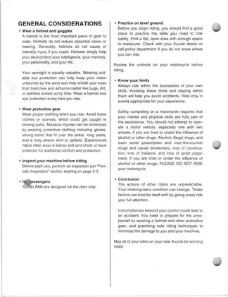Suzuki RM125 Owner's Service Manual - Complete Repair Guide Preview image 4