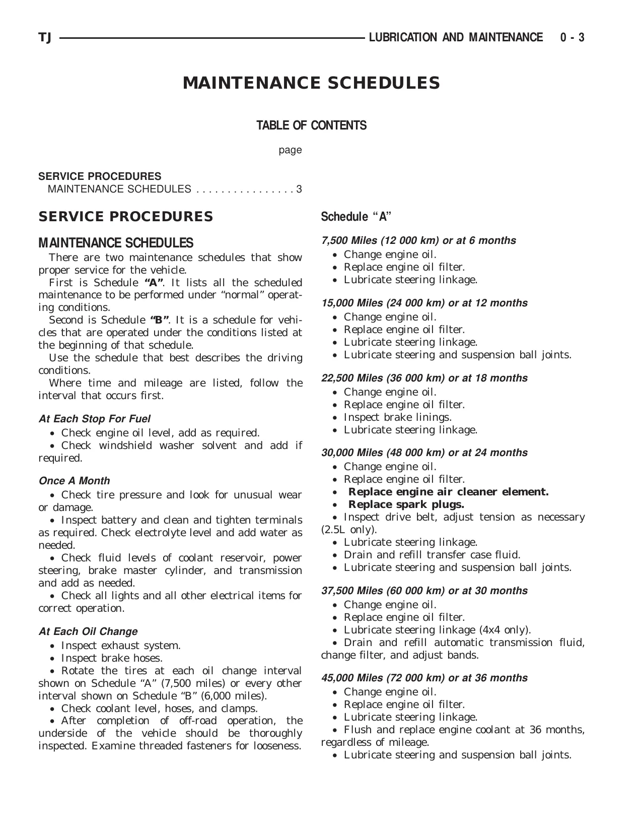 2000 Jeep Wrangler TJ manual Preview image 3