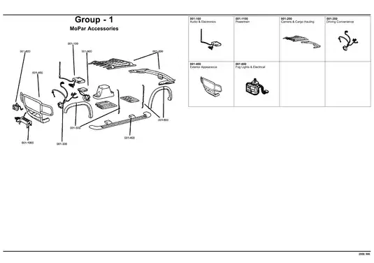 2008 Jeep Grand Cherokee WK parts catalog Preview image 2