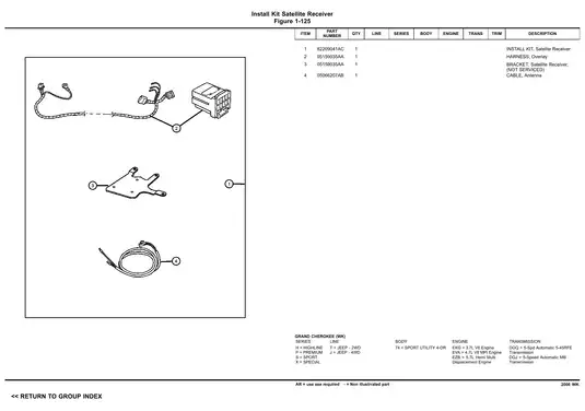 2006 Jeep Grand Cherokee WK VIN Plate Decoding and Service Manual | Comprehensive Guide Preview image 4