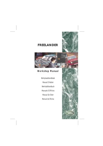 Preview: 1997–2000 Land Rover Freelander Workshop Manual (P/N LRL 0144ENG)