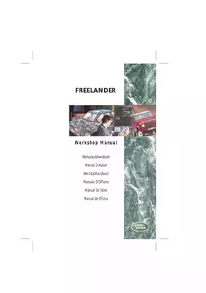 1997-2000 Land Rover Freelander workshop manual Preview image 1
