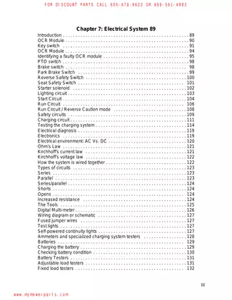 MTD 700 Series Riding Tractor Professional Shop Manual - Comprehensive Repair & Service Guide Preview image 5