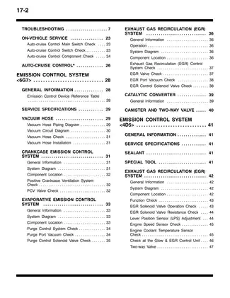 1986-1994 Mitsubishi Express Starwagon Versa Van Delica L300 service manual Preview image 2