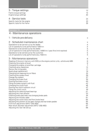 Ducati Multistrada 1200 ABS Service Manual (2010) - Complete Guide Preview image 3