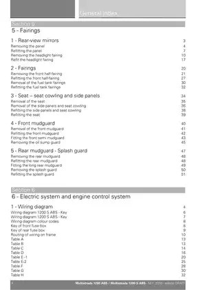 Ducati Multistrada 1200 ABS Service Manual (2010) - Complete Guide Preview image 4