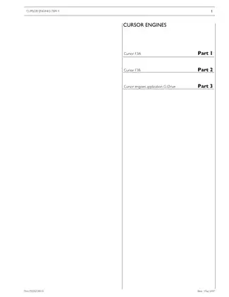 2007-2013 Iveco Cursor Tier 3 series, G Drive 10 TE X 13 TE X engine technical and repair manual Preview image 3