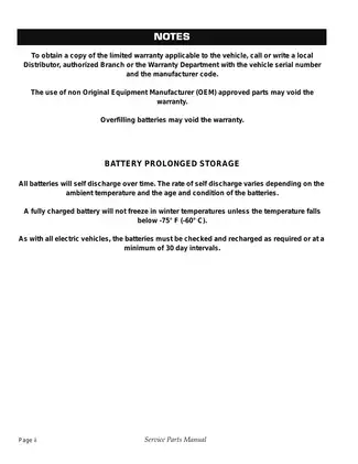 E-Z-GO RXV Electric Golf Car Service Parts Manual (2008) Preview image 4