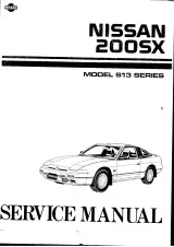 1988–1999 Nissan 200SX S13 Series Service Manual  (P/N CA18DET) – preview page 1