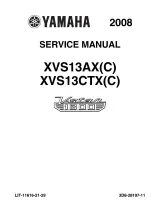 2008 Yamaha V Star 1300 XVS13AX(C)/XVS13CTX(C) Service Manual (P/N LIT-11616-21–29) – preview page 1