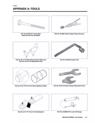 2002 Buell M2/M2L Service Manual - Comprehensive Repair Guide for Your Motorcycle Preview image 3