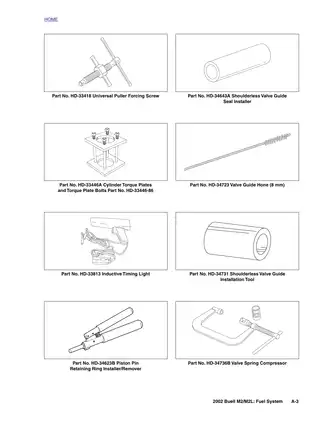 2002 Buell M2/M2L Service Manual - Comprehensive Repair Guide for Your Motorcycle Preview image 5