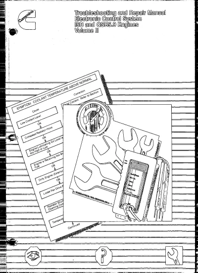 Preview: Cummins ISB QSB5.9 Engine Electronic Control System Troubleshooting and Repair Manual (P/N 3666194-01)