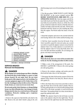 Hyster D001 H25XM, H30XM, H35XM, H40XMS repair manual Preview image 2