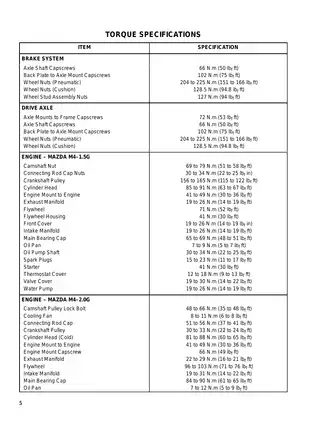 Hyster D001 H1.50XM H1.75XM H2.00XMS forklift manual Preview image 5