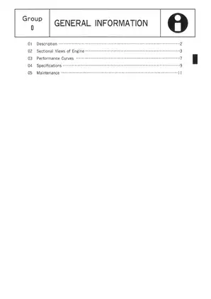 Mitsubishi Diesel Engine K3, K4 models repair manual Preview image 3