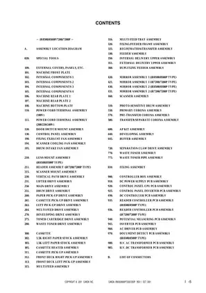 Canon iR8500/8500P/7200/7200P Parts Catalog & Service Guide - 2001 Edition Preview image 3