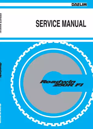 Daelim VJF125 Service Manual - Comprehensive Repair Guide
