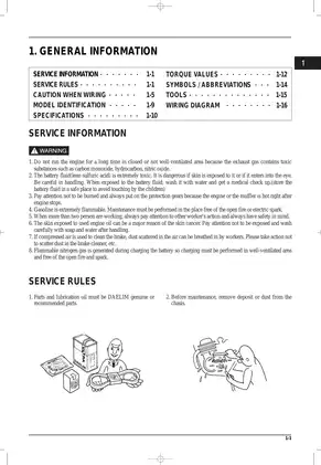 2009-2013 Daelim Roadwin 250R FI service manual Preview image 4