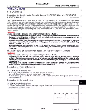 2012-2013 Nissan Juke repair manual download Preview image 5