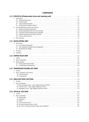 Sharp SF-2030/SF-2530/SF-2540 /N service manual Preview image 2