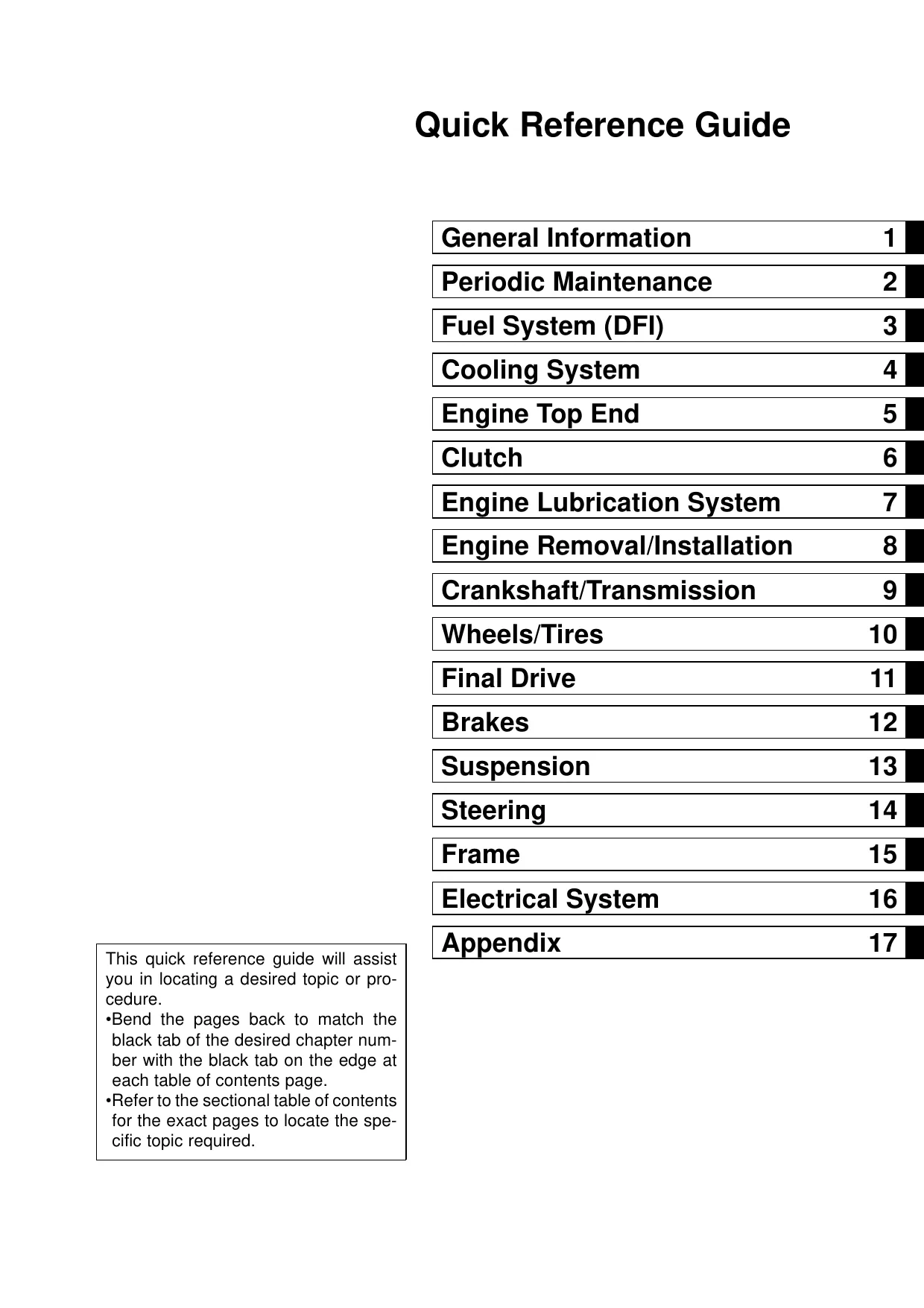 Kawasaki Vulcan 1700 Voyager ABS Motorcycle Service Manual Preview image 3
