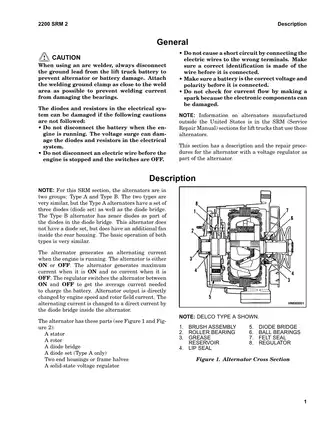 Hyster D187 S40XM, S45XM, S50XM, S55XM, S60XM, S65XM forklift manual Preview image 3