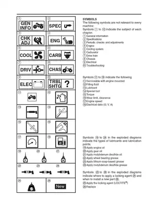 Yamaha YFM30GB 2012 Service Manual - Comprehensive Maintenance Guide Preview image 4
