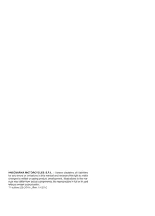 2011 Husqvarna TC TE TXC SMR Workshop Manual Preview image 2