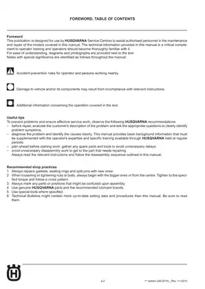 2011-2013 Husqvarna TE 511, TXC 511 workshop manual Preview image 4