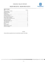 2012 Husqvarna Nuda 900 / Nuda 900 R Workshop Manual PDF – preview page 5
