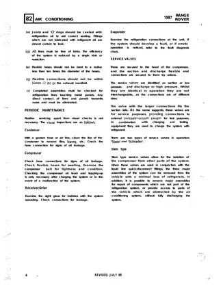 1987-1992 Range Rover repair manual Preview image 4