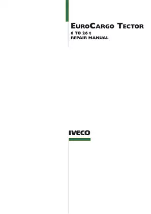 Iveco EuroCargo Tector repair manual